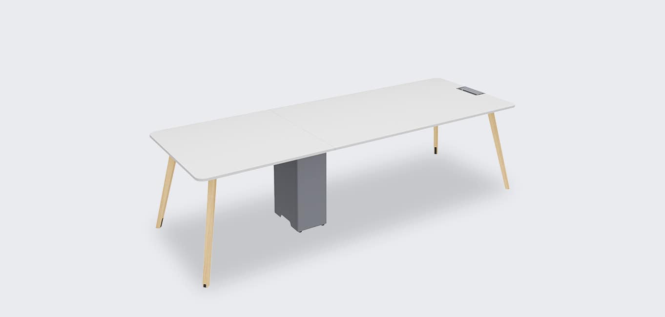 Pila Wood Semi-Executive Desk