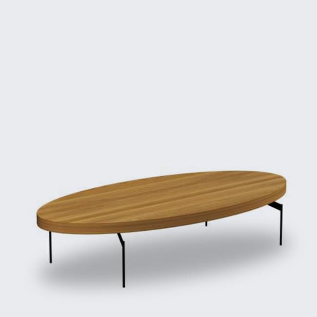 To Ellipse Coffee Table